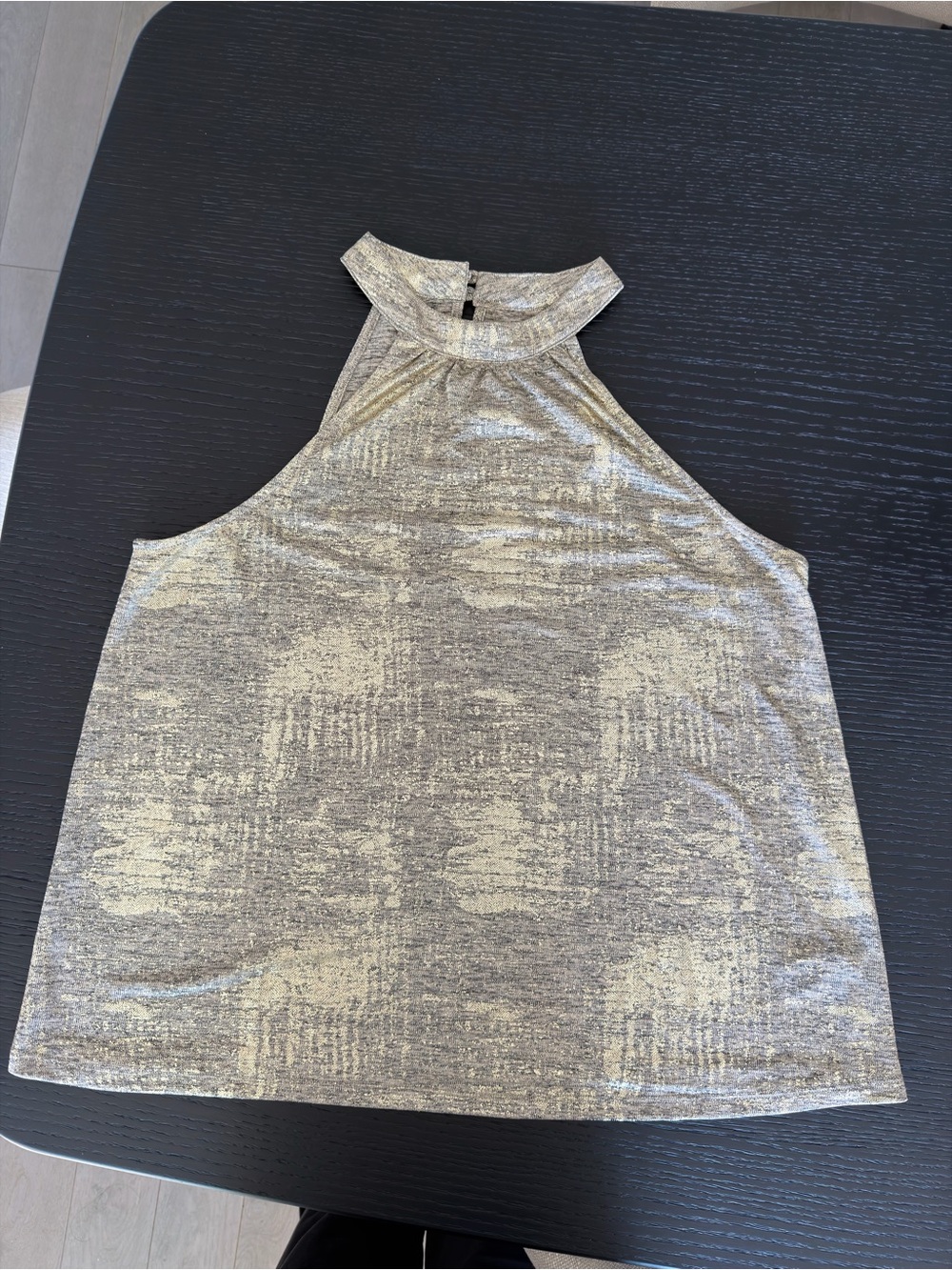 NEW Anthropologie Sleeveless Metallic Top - Picture 4 of 4